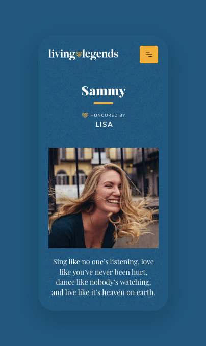 Living-Legends-Sammy-Mobile