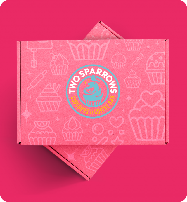 Two Sparrows Cupcakes MJ Design